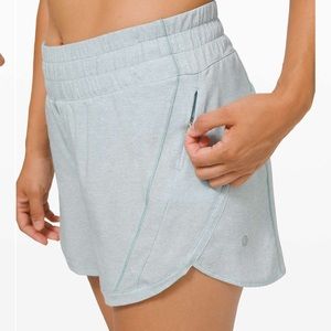 EUC heathered lux multi hazy jade Track That shorts